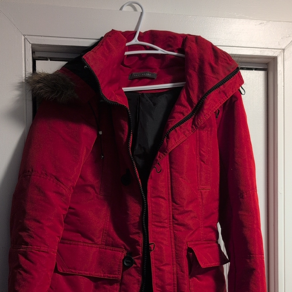 Suzy Shier Striking Red Jacket